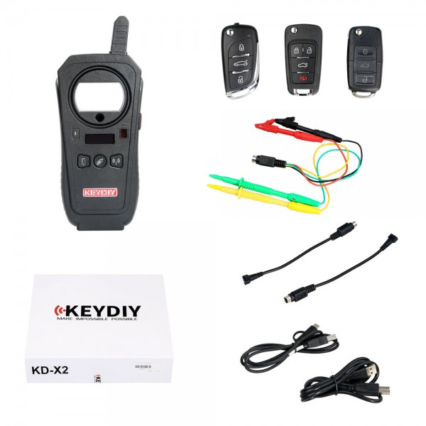 [Flash Sale] KEYDIY KD-X2 Remote Maker Unlocker and Generator-Transponder Cloning Device with 96bit 48 Transponder Copy Function