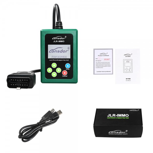 [UK Ship No Tax] Lonsdor JLR IMMO Key Programmer by OBD Add KVM and BCM Update Online Free Shipping by DHL