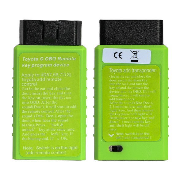 [Ship from US] Toyota G and Toyota H Chip Vehicle OBD Remote Key Programming Device