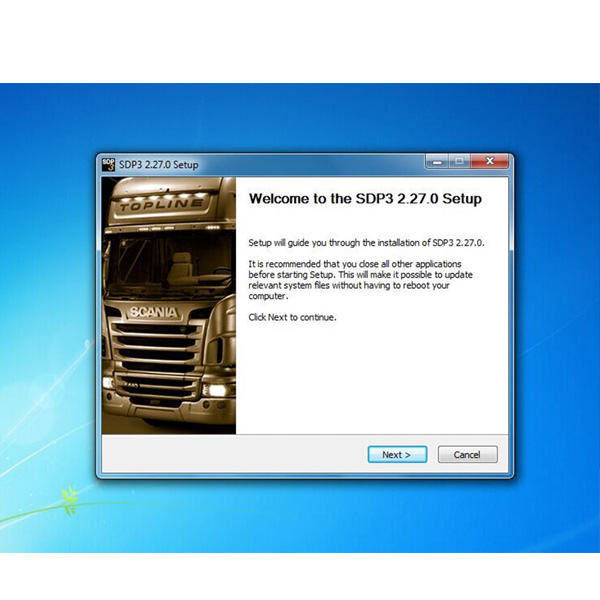 Newest SDP3 V2.27 Software for SCANIA VCI2/VCI3 without USB Dongle