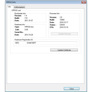 ATMEGA64 Repair Chip Update XPROG-M Programmer from V5.0/V5.3/V5.45/V5.50 to V5.55 Full Authorization (Including CAS4) with Stable Software