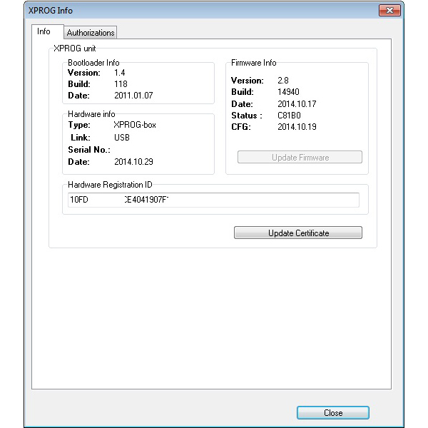 ATMEGA64 Repair Chip Update XPROG-M Programmer from V5.0/V5.3/V5.45/V5.50 to V5.55 Full Authorization (Including CAS4) with Stable Software