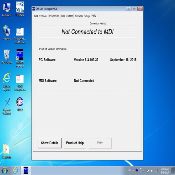 V2019.4 GM MDI GDS2 GM MDI GDS Tech 2 Win Software Sata HDD for Vauxhall Opel/Buick and Chevrolet