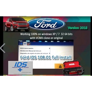 2018 Latest Ford VCM IDS V111.04 Full Software Support Multi-languages Contained in 500GB Hard Disk