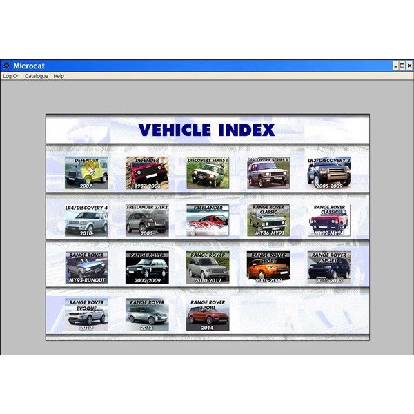 NEW & Latest Microcat Electronic Parts Selling System 2013.07 For Land Rover