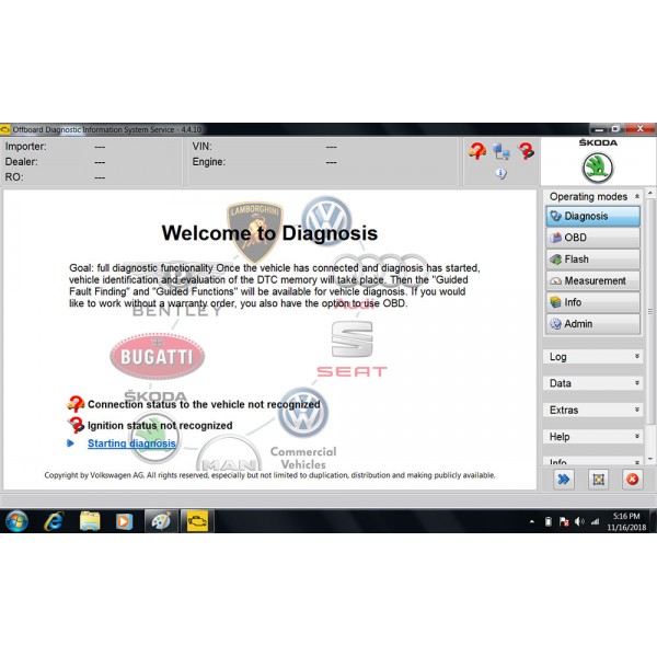 Newest ODIS 4.4.1 Software for VAS 5054A and VAS6154 in USB3.0 32G with Free ODIS Engineering Software V6.7.5 Multi-language
