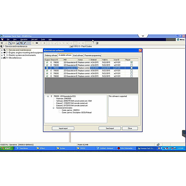 VOLVO Intermediate Storage File ENCRYPTOR/DECRYPTOR (EDITOR) Works with VOLVO Vocom