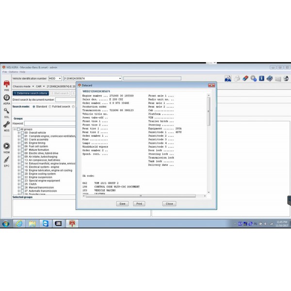 V2017.12 MB SD Connect Compact C4 Software WIN7/WIN10 256GB SSD DELL D630 Format