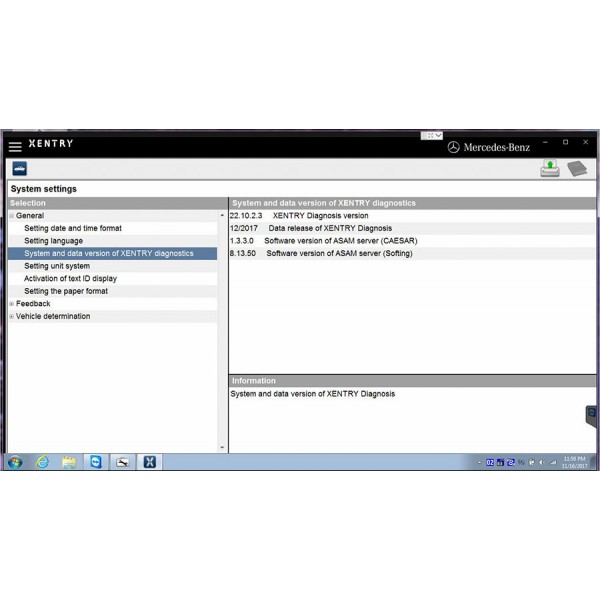 V2017.12 MB SD Connect Compact C4 Software WIN7/WIN10 256GB SSD DELL D630 Format