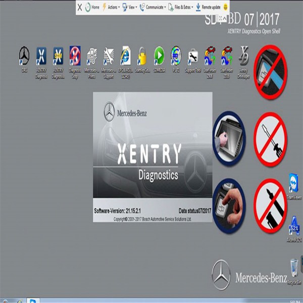 Newest 256GB V2017.07 MB SD C4/C5 SSD Software For DELL D630 Support WIN7& WIN10 System