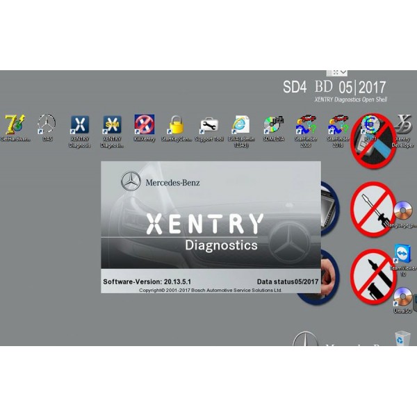 New 500GB 2017.5 MB SD Connect Compact C4 Software HDD with DELL D630 Support WIN7 System