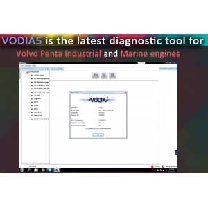 2016 VODIA5 Diagnostic Software for Volvo Penta Industrial and Marine engines