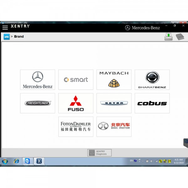 V2019.5 MB SD Connect C4/C5 Software Win7 256GB SSD DELL D630 Format with Free DTS Monaco & Vediamo