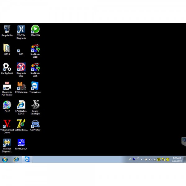 V2019.5 MB SD Connect C4/C5 Software Win7 256GB SSD DELL D630 Format with Free DTS Monaco & Vediamo