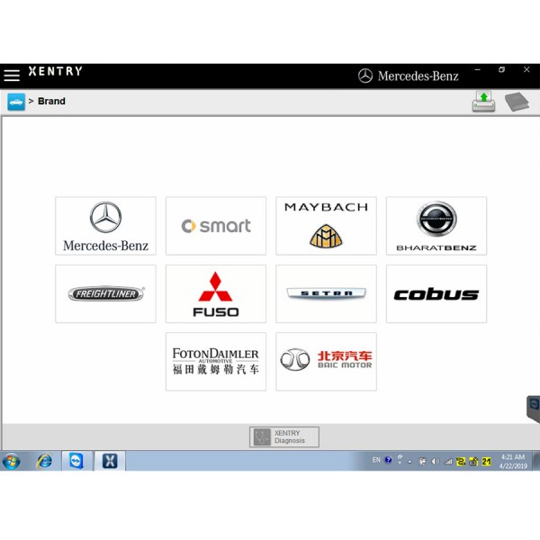 V2019.7 MB SD Connect C4/C5 Software Win7 256GB SSD DELL D630 Format with Free DTS Monaco & Vediamo