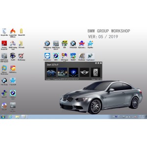 V2019.5 BMW ICOM ISTA/D 4.17 ISTA/P 3.66 500G DELL Format HDD