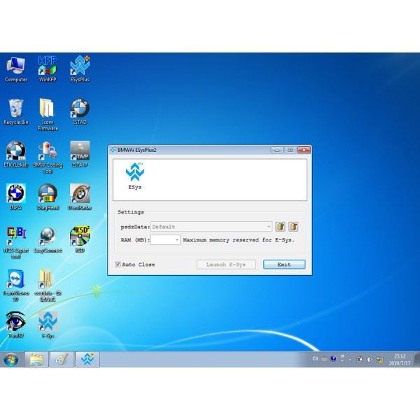 V2019.7 BMW ICOM ISTA/D 4.17 ISTA/P 3.66 500G DELL Format HDD