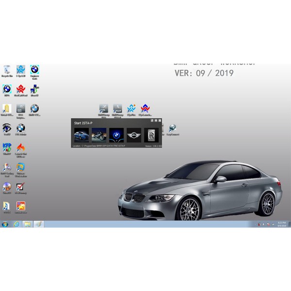 V2019.9 BMW ICOM Software HDD 500G Diagnostic Programming System with Insta-D 4.19.12 and Insta-P 4.19.13