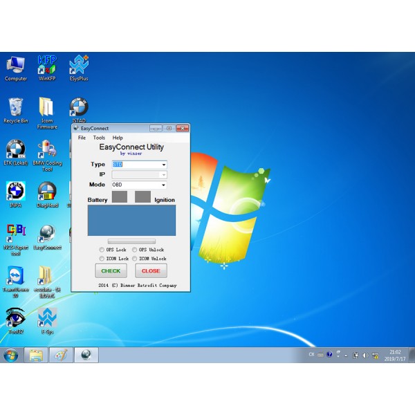 V2019.7 BMW ICOM ISTA/D 4.17 ISTA/P 3.66 500G SSD
