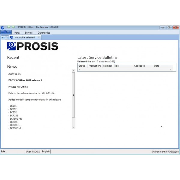 PROSIS V2019.01 Parts + Repair For Volvo Contained in 60G Hard Disk