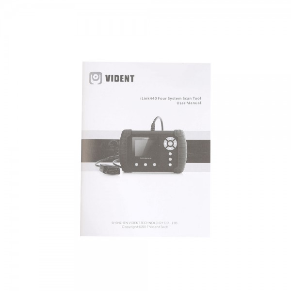 VIDENT iLink440 Four System Scan Tool Support Engine ABS Air Bag SRS EPB Reset Battery Configuration