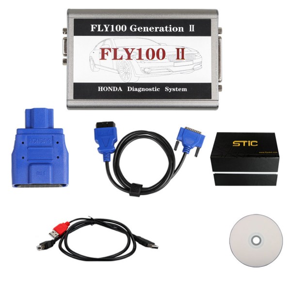 FLY 100 Generation 2 (FLY100 G2) V3.102 Honda Scanner Full Version Diagnosis and Key Programming