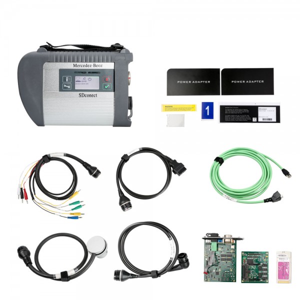 Yanhua V2019.7 MB SD Connect Compact 4 MB SD C4 With WiFi Star Diagnosis Multi-languages