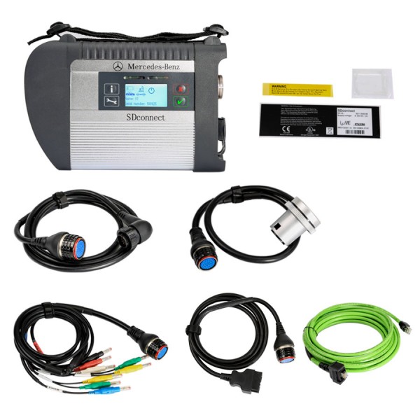 V2019.7 MB SD C4 Connect Compact 4 Star Diagnosis with WIFI for Cars and Trucks Multi-Language