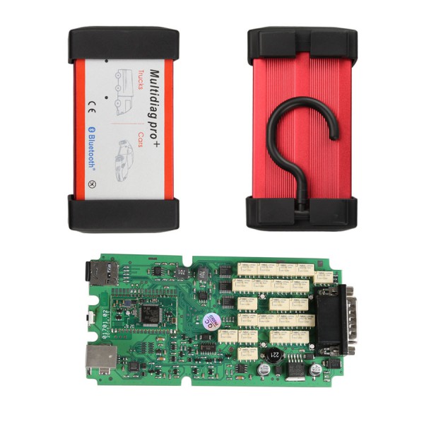 V2014.03 New Design Bluetooth Multidiag Pro+ For Cars/Trucks And OBD2 With 4GB Card Plus Car Cables Support Win10