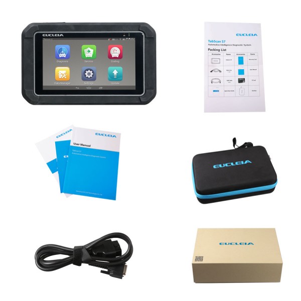Newest Eucleia TabScan S7 Automotive Intelligence Diagnostic System