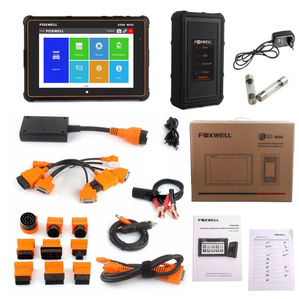 Foxwell GT80 Mini OBDII Car Diagnostic Scanner Tool support ABS SRS Airbag Engine Transmission