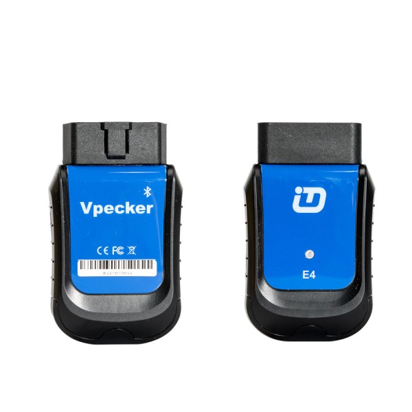 [US Ship No Tax] VPECKER E4 Phone Bluetooth Full System OBDII Scan Tool for Android Support ABS Bleeding/Battery/DPF/EPB/Injector/Oil Reset/TPMS