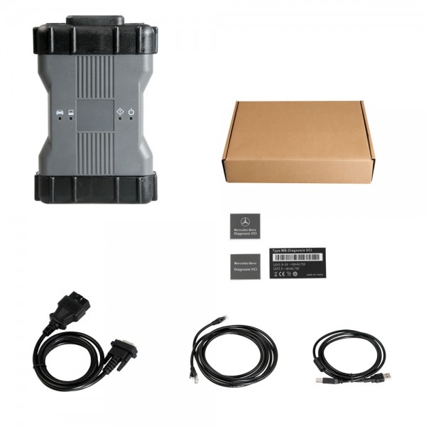 Mercedes Benz C6 OEM DoIP Xentry Diagnosis VCI Multiplexer with V2018.12 Software HDD No Need Activation