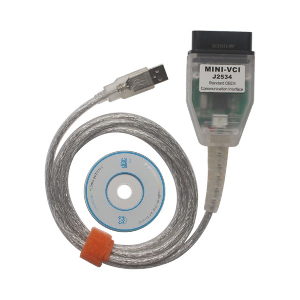 MINI VCI for TOYOTA V14.10.028 Single Cable Support Toyota TIS OEM Diagnostic Software