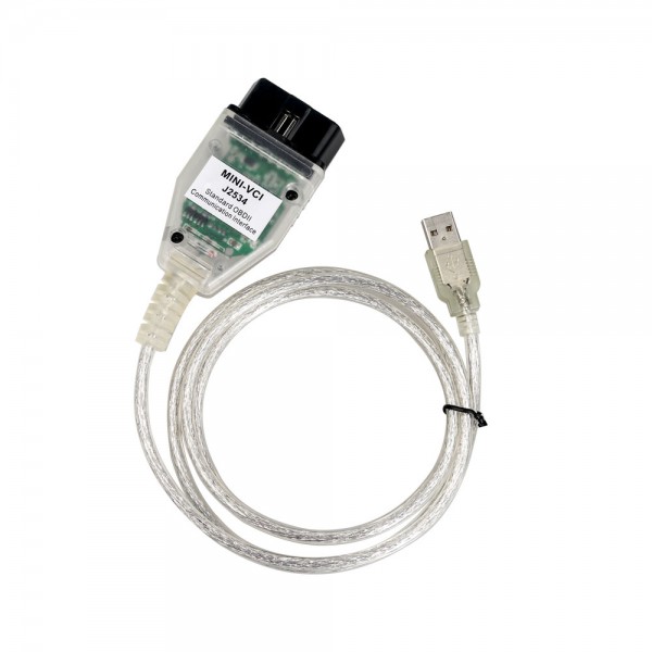 [RU Ship No Tax] Cheapest MINI VCI for TOYOTA V14.10.028 Single Cable Support Toyota TIS OEM Diagnostic Software