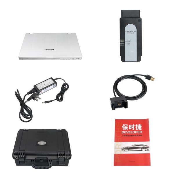 High Quality Porsche Piwis III with V38.05 Piwis Software and Original Driver 240G SSD on Panasonic CFAX3 Laptop Ready to Use