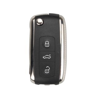 Modified Flip Remote Key Shell 3 Button for VW Seat 5pcs/lot