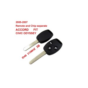 2005-2007 Remote Key 3 Button And Chip Separate ID:48(315MHZ)
