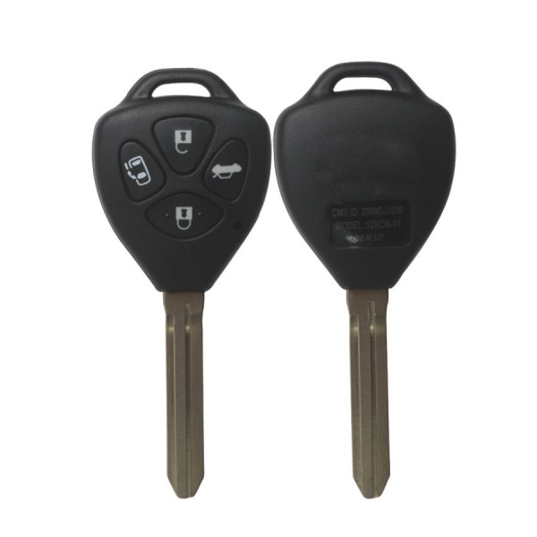 Remote Key Shell 4 Button (TOY43) For Toyota Camry 10pcs/lot