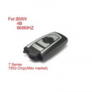 Remote Key 4 Buttons 433mhz 7953 Chips Silver Side for BMW CAS4 F Platform 7 Series