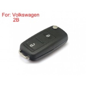 Remote Key Shell 2 Buttons with Waterproof HU66 for Volkswagen Touareg 10pcs/lot