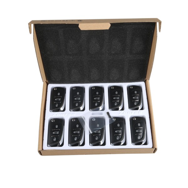 Xhorse VW DS Style Remote Key 3 Buttons X002 for VVDI Key Tool 10pcs/lot