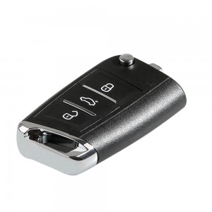Xhorse VW MQB Style Flip Transponder Key 3 Buttons XKMQB1EN 10pcs/lot