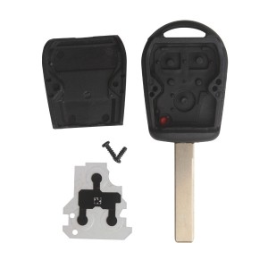 Transponder Key Shell 3-button 2 Track for BMW 10pcs/lot