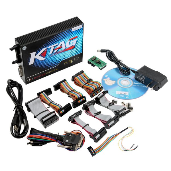 Latest V2.23 KTAG ECU Programming Tool Firmware V7.020 KTAG Master Version with Unlimited Token Free Shipping