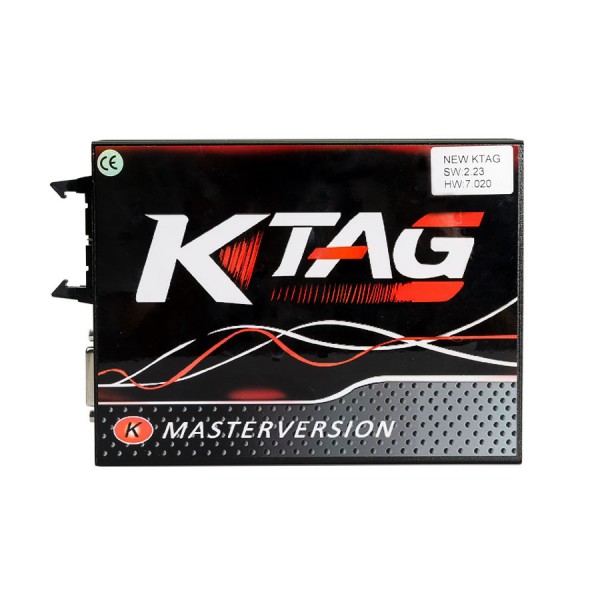 [UK Ship No Tax] V2.25 KTAG EU Online Version Firmware V7.020 K-TAG Master with Red PCB No Tokens Limitation Free Shipping by DHL