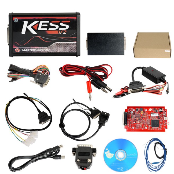 [UK Ship No Tax] Kess V2 V5.017 EU Version SW V2.47 with Red PCB Online Version Support 140 Protocol No Token Limited