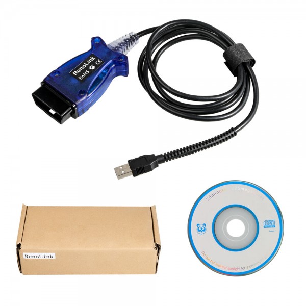 [UK/RU Ship No Tax] Renolink OBD2 for Renault ECU Programmer