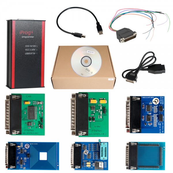 [UK Ship] Iprog+ Iprog Pro Programmer V7.7 Support IMMO + Mileage Correction + Airbag Reset till year 2019 Replace Carprog Digiprog III Tango