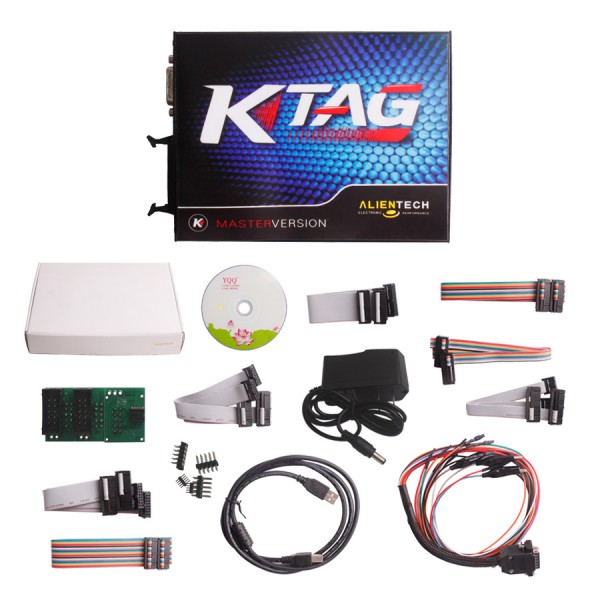 Buy V2.11 FW V6.070 KTAG K-TAG ECU Programming Tool Master Version with Unlimited Token Get Free ECM TITANIUM V1.61 with 18475 Driver